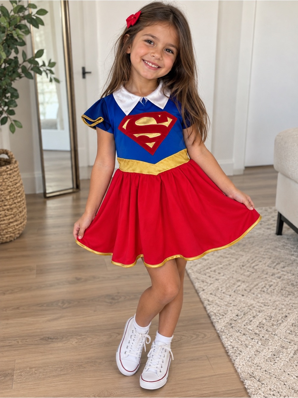 DC Super Heroes Supergirl Dress | Girls Size 6/6X